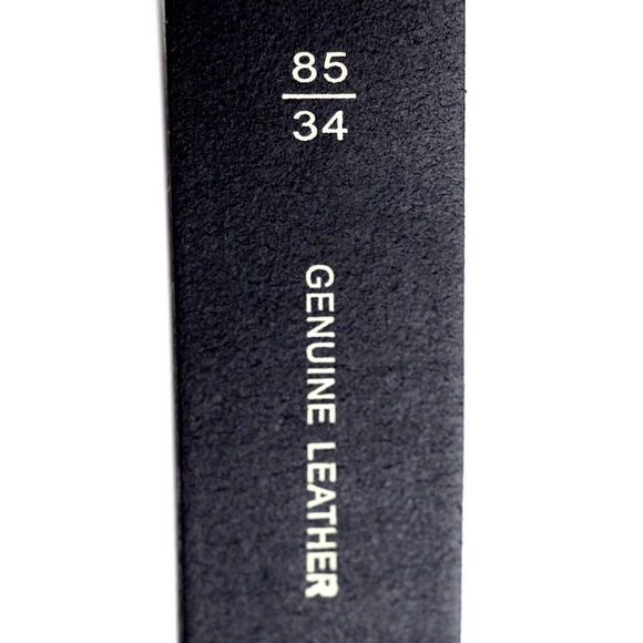 Fossil SADDLE BLACK GENUINE LEATHER 1.5"Wd CASUAL DRESS MEN'S BELT Sz 34 (B42 - Picture 8 of 13